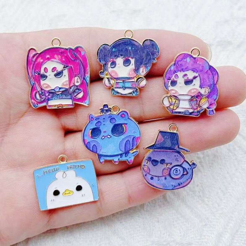 Earrings - 10 Buah Liontin Anime Kartun Tetesan
