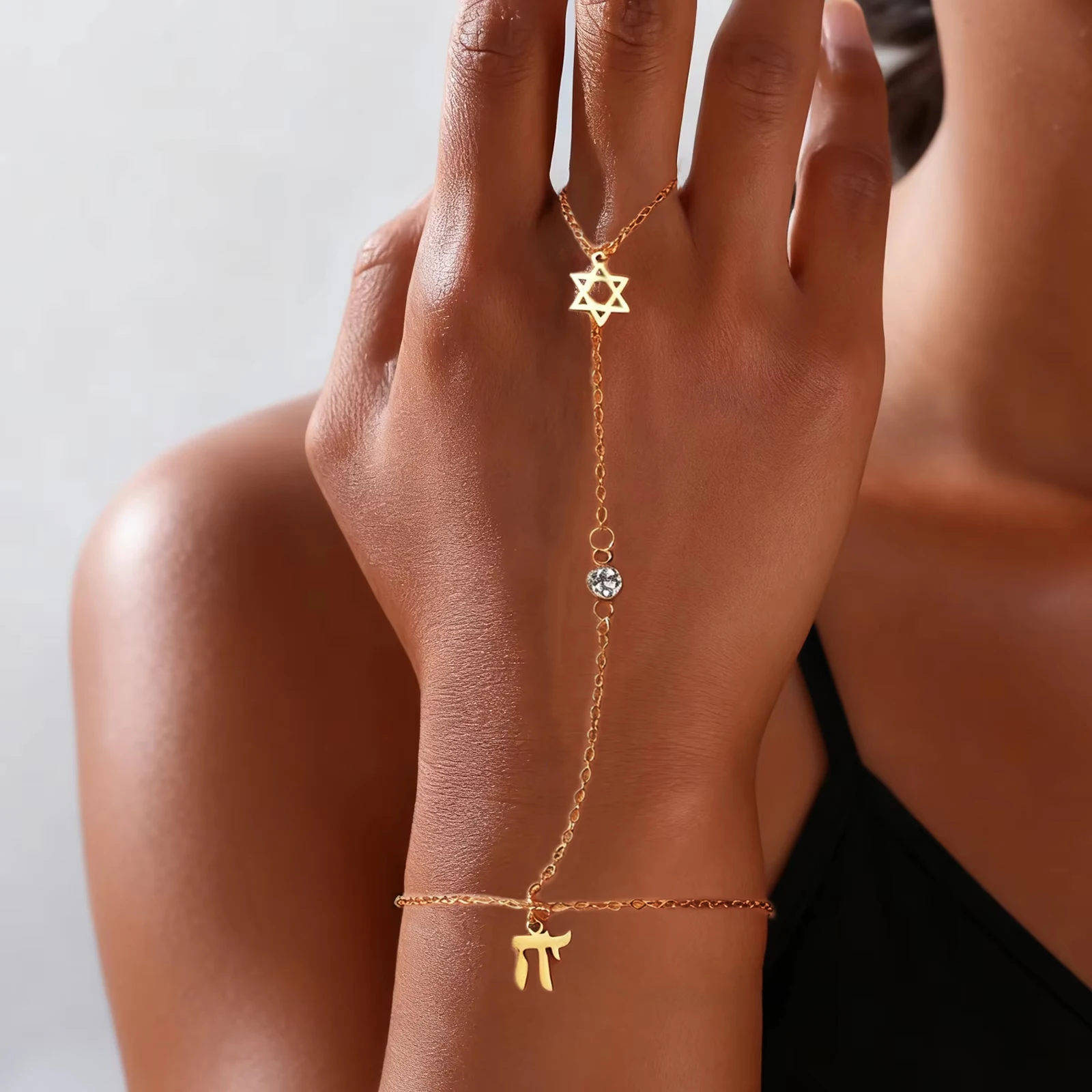 Bracelets - Gelang Jari Baja Anti Karat Bintang
