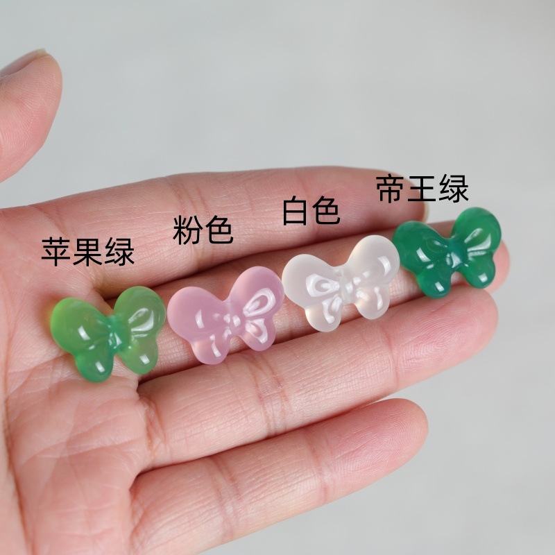 Earrings - 2 Buah Chalcedony Alami Dua Sisi
