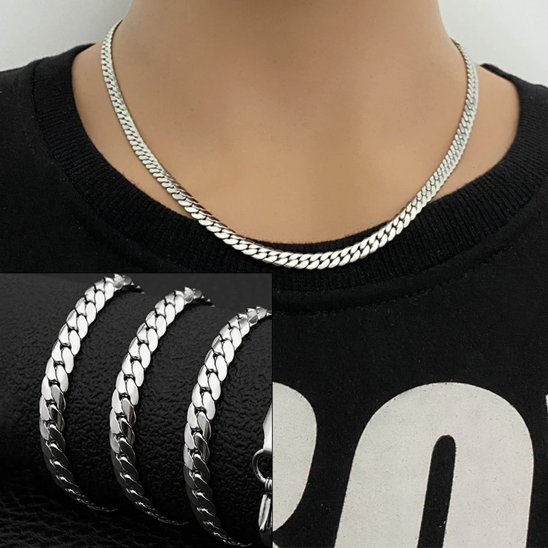 Cuban Link Chain 12Mm - 1 buah 6 mm pria 925