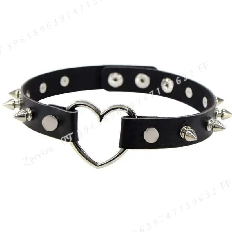 Kalung Choker Gothic Punk Rock - Goth Punk Spike Choker ulasan dan harga