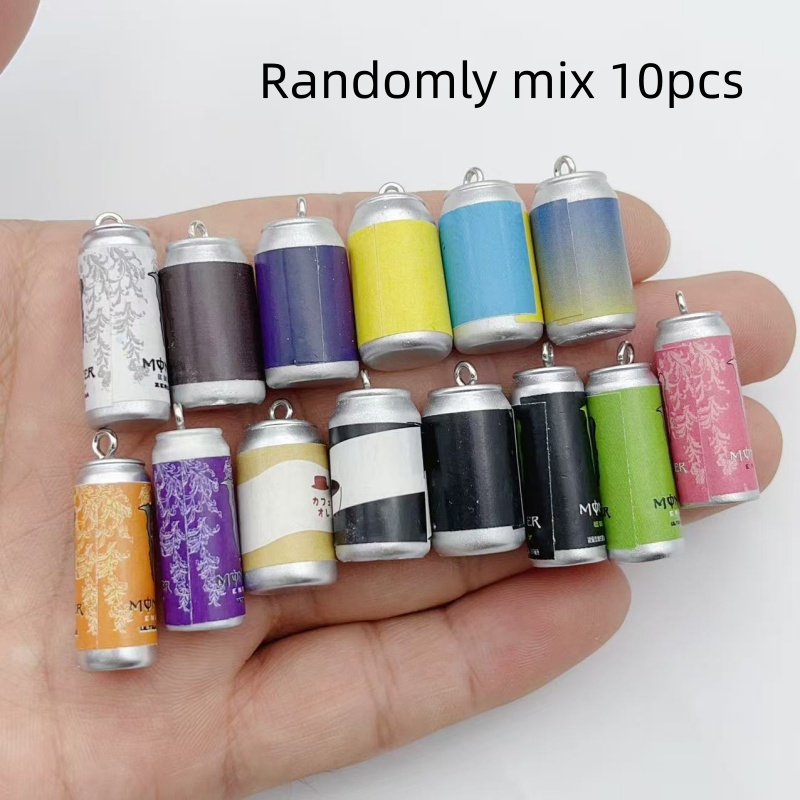 10Pcs Mini Simulasi Kaleng Min - Earrings ulasan dan harga