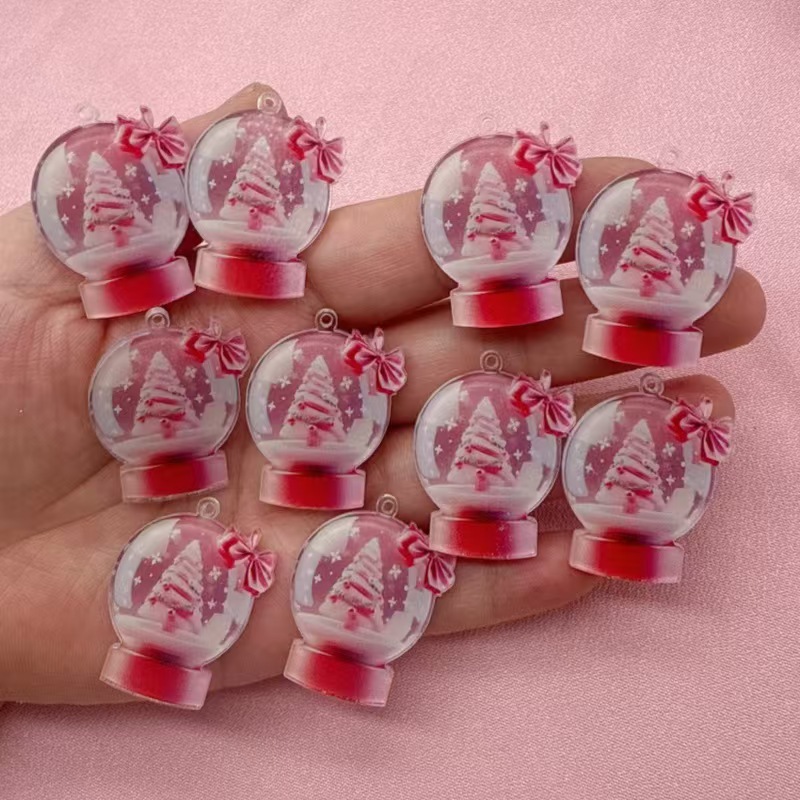 10 buah anting pohon kue bola  - Earrings ulasan dan harga