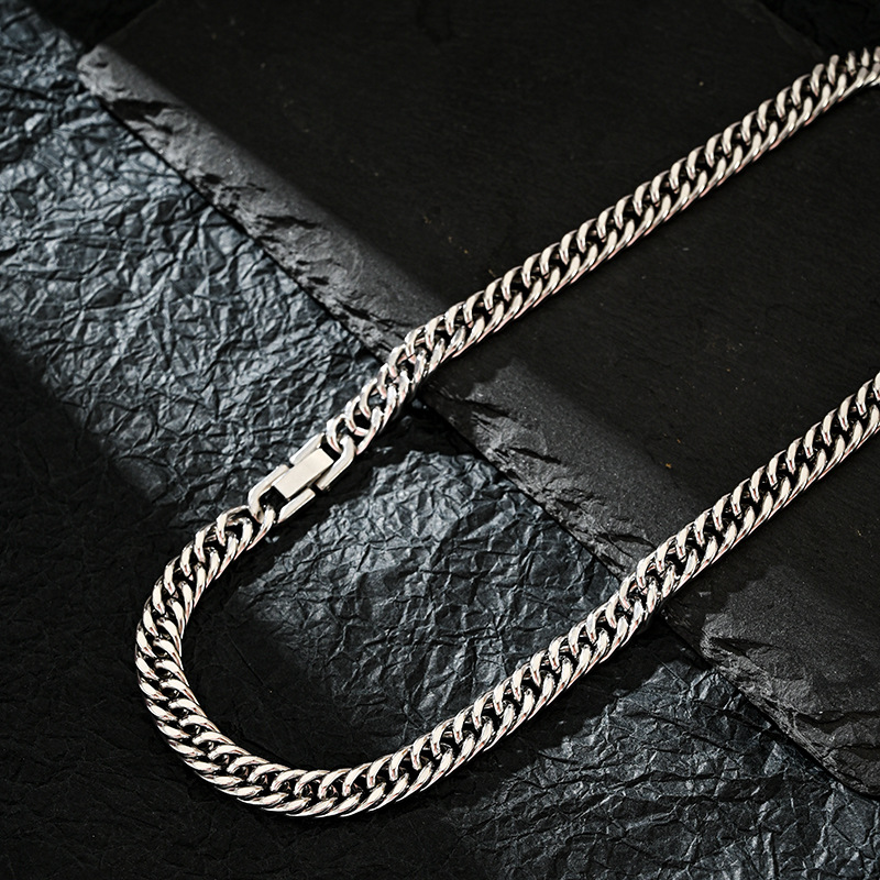 Kalung rantai Kuba Pria Wanita - Cuban Link Chain 12Mm ulasan dan harga