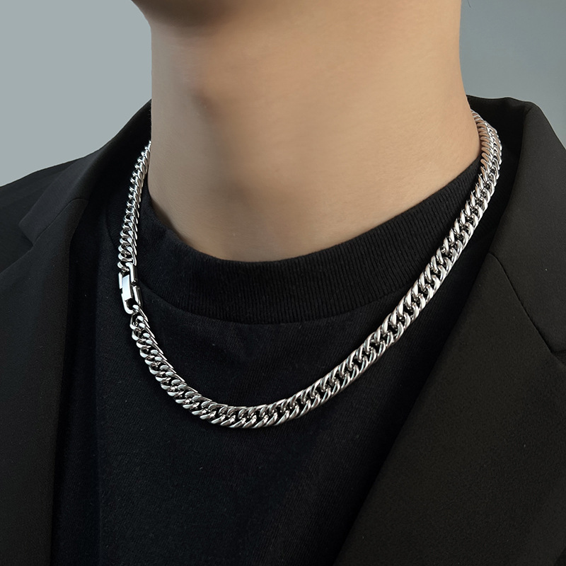 Kalung rantai Kuba Pria Wanita - Cuban Link Chain 12Mm ulasan dan harga