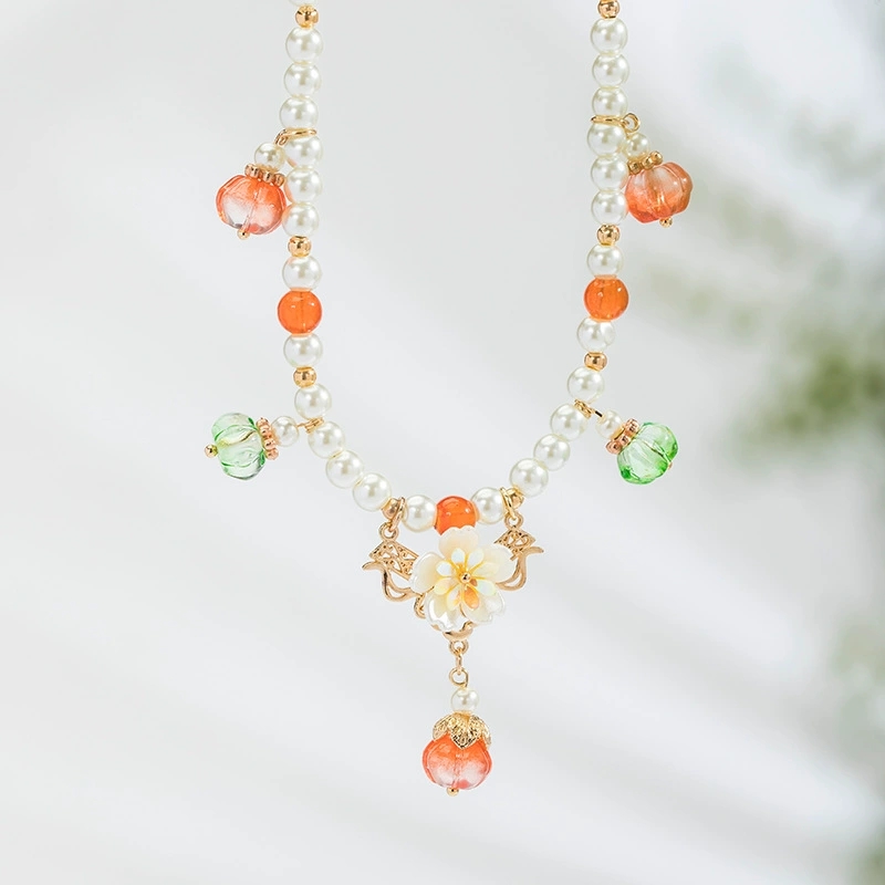 Kalung Mutiara Antik dengan Li - Pearl Choker Necklace Vintage ulasan dan harga