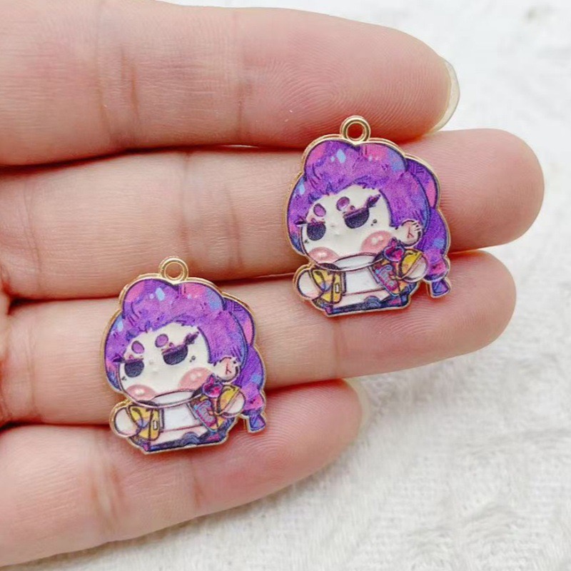 10 Buah Liontin Anime Kartun T - Earrings ulasan dan harga