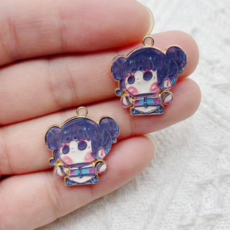 10 Buah Liontin Anime Kartun T - Earrings ulasan dan harga