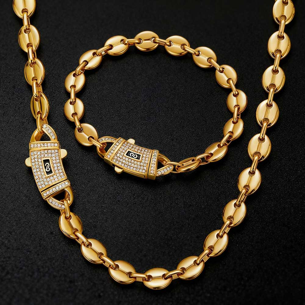 HHIOK Perhiasan Hip Hop 8Mm/10 - Cuban Link Chain 12Mm ulasan dan harga