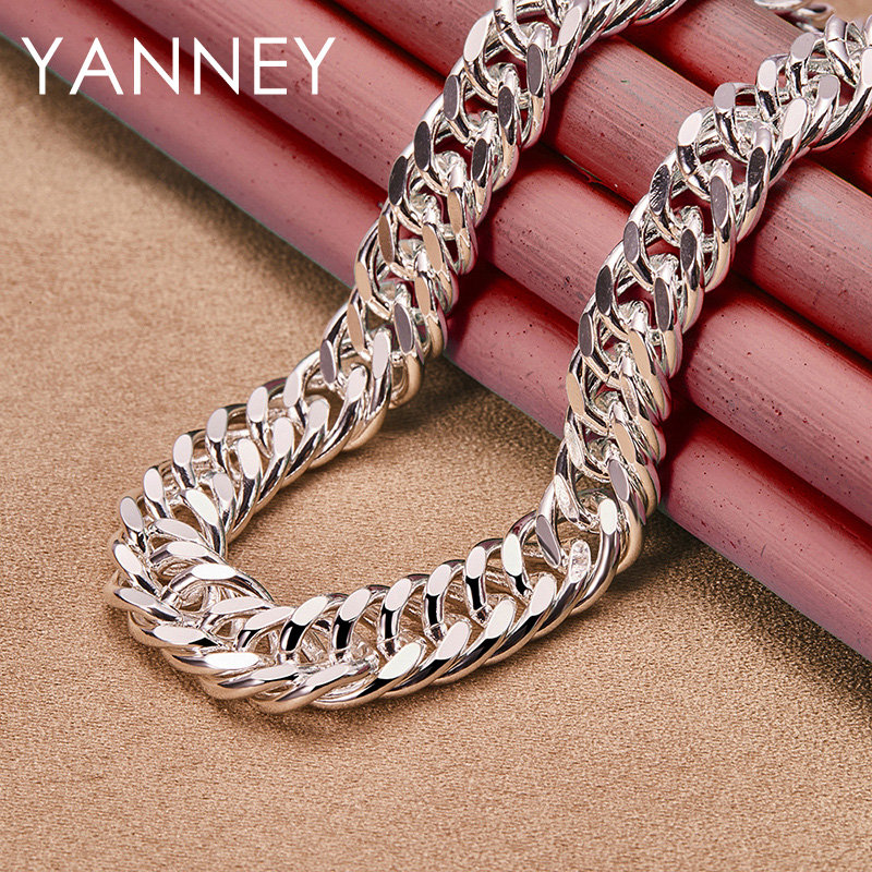 Kalung rantai ular 925 inci pe - Cuban Link Chain 12Mm ulasan dan harga