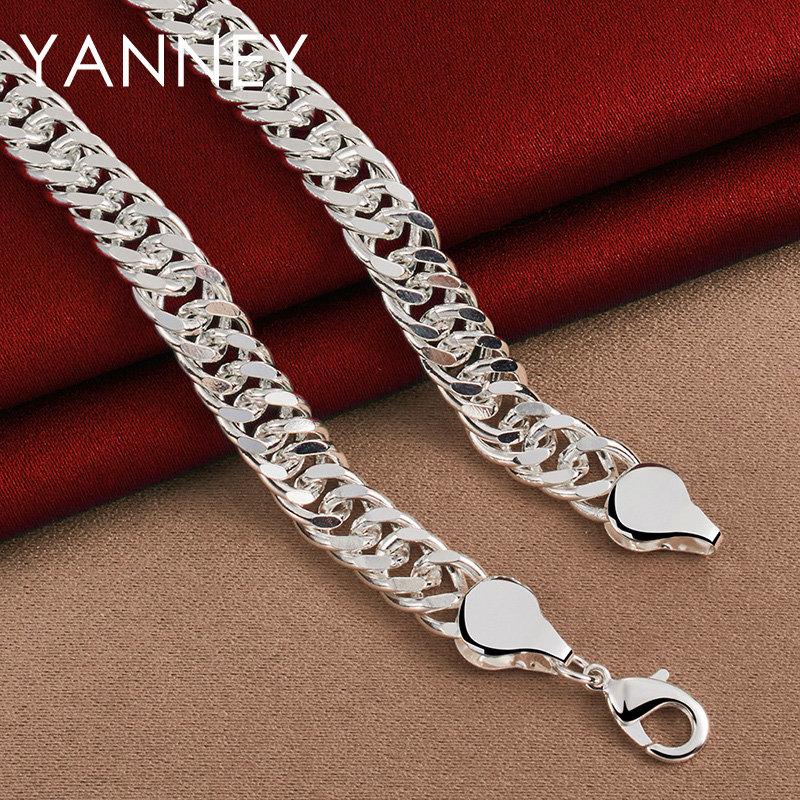 Kalung rantai ular 925 inci pe - Cuban Link Chain 12Mm ulasan dan harga