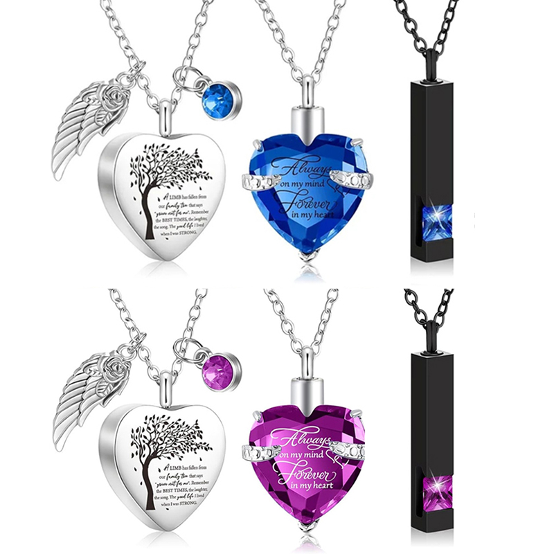 Kalung Guci 3 Model untuk Abu  - Heart Locket Necklace Photo ulasan dan harga