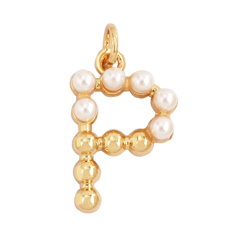 Liontin bandul huruf nama depa - Initial Letter Necklace 18K Gold ulasan dan harga