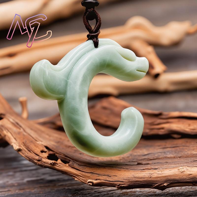 Kalung Liontin Naga Giok Asli  - Necklaces ulasan dan harga