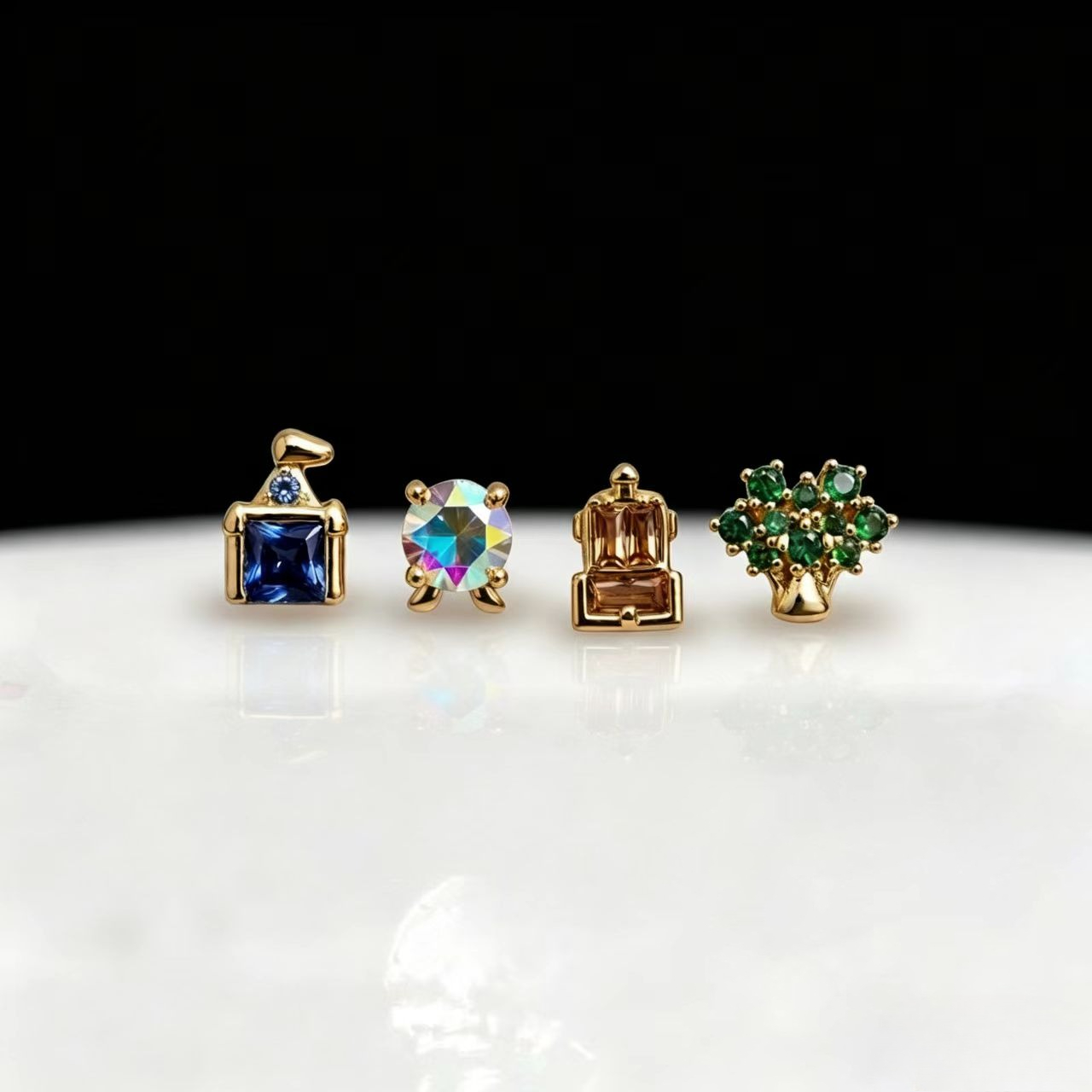 Anting-anting Stud Taman Hibur - Earrings ulasan dan harga