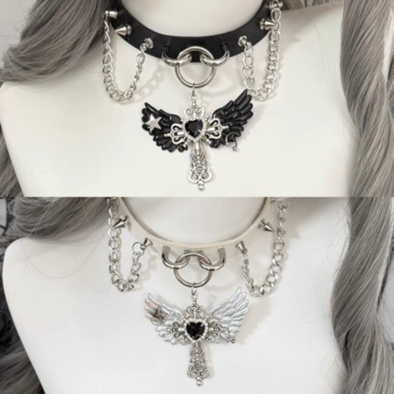 Kalung Rantai Sweater dengan L - Layered Pendant Necklace Aesthetic ulasan dan harga