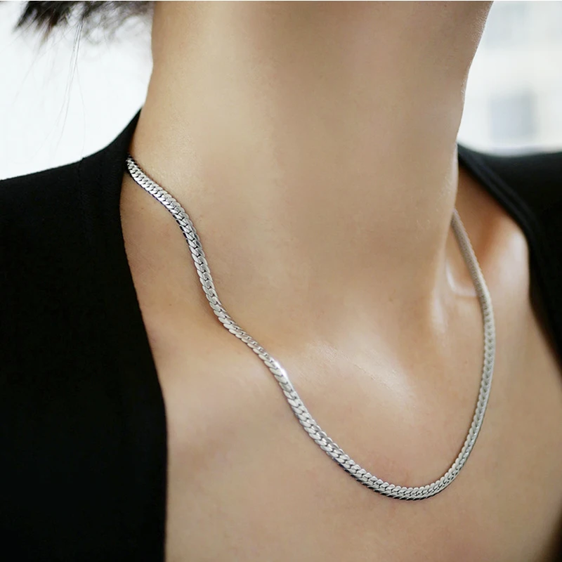 1 buah 6 mm pria 925 perak mur - Cuban Link Chain 12Mm ulasan dan harga